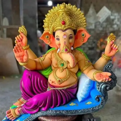 Colorful Ganesh Idol