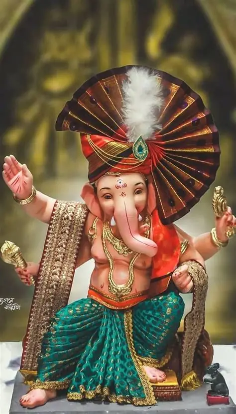 Colorful Ganesh Idol