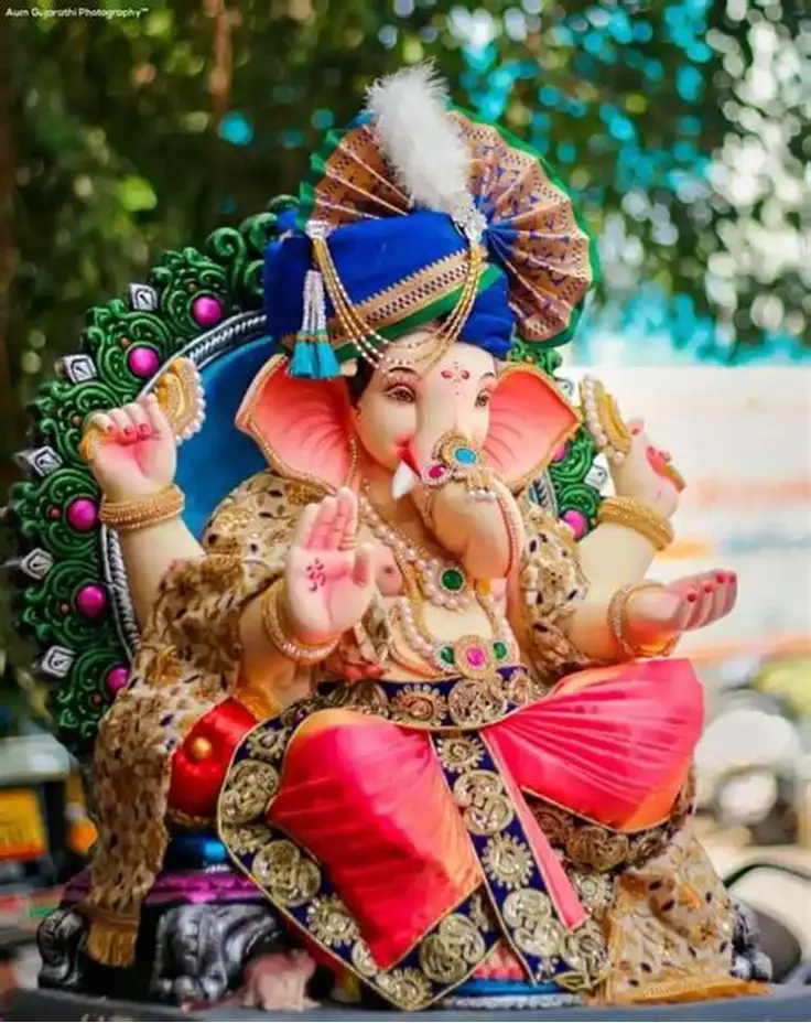 Colorful Ganesh Idol