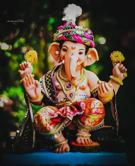 Colorful Ganesh Idol