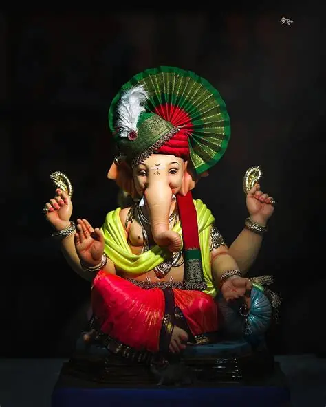 Colorful Ganesh Idol