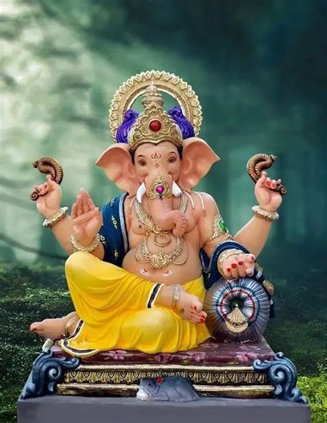 Colorful Ganesh Idol