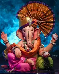Wood Ganesh Idol