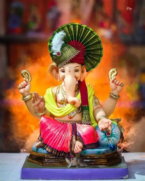 Clay Ganesh Idol