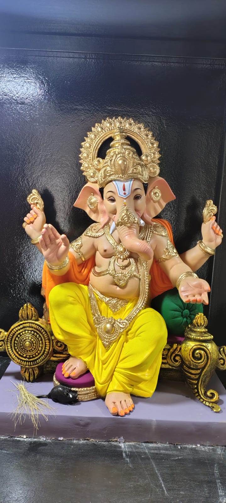 Clay Ganesh Idol