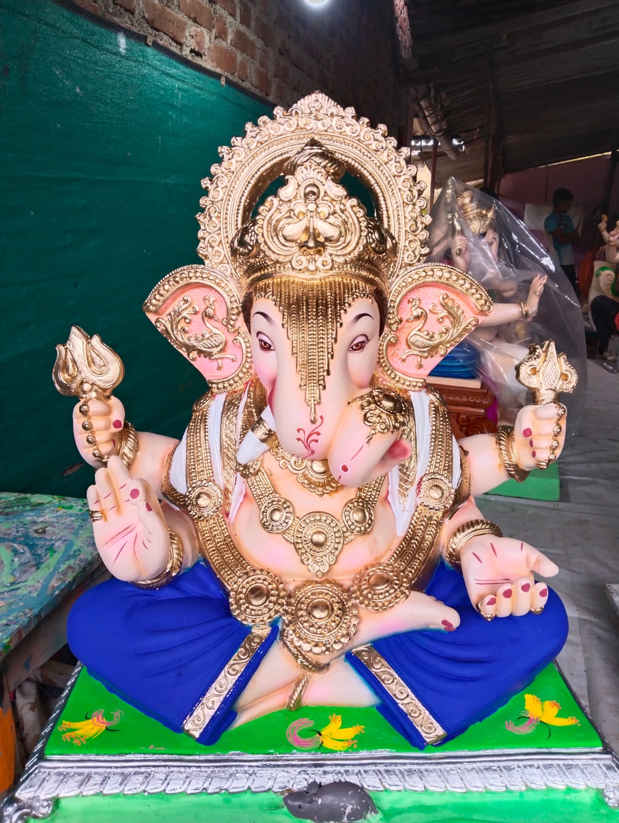 Clay Ganesh Idol