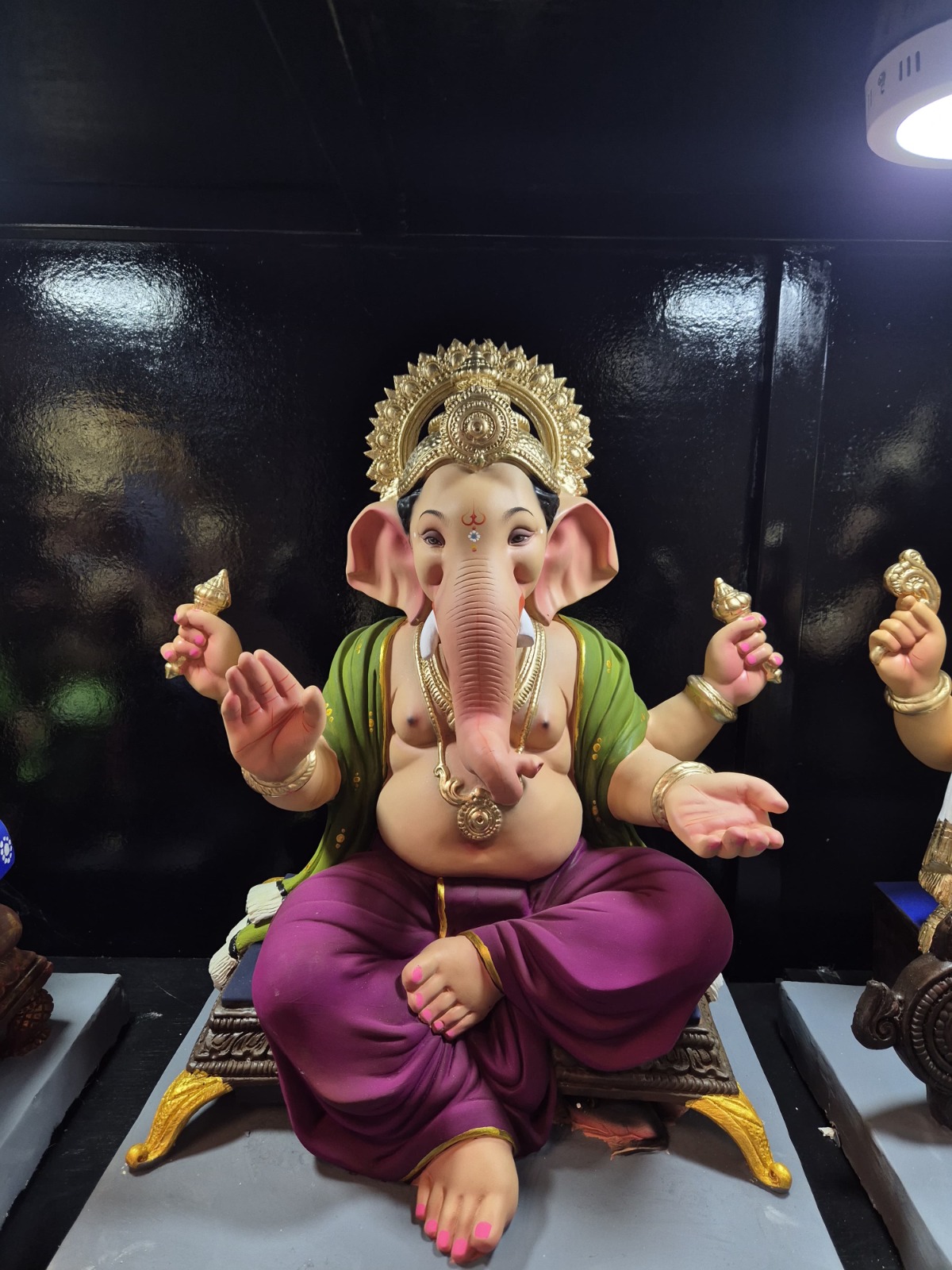 Clay Ganesh Idol