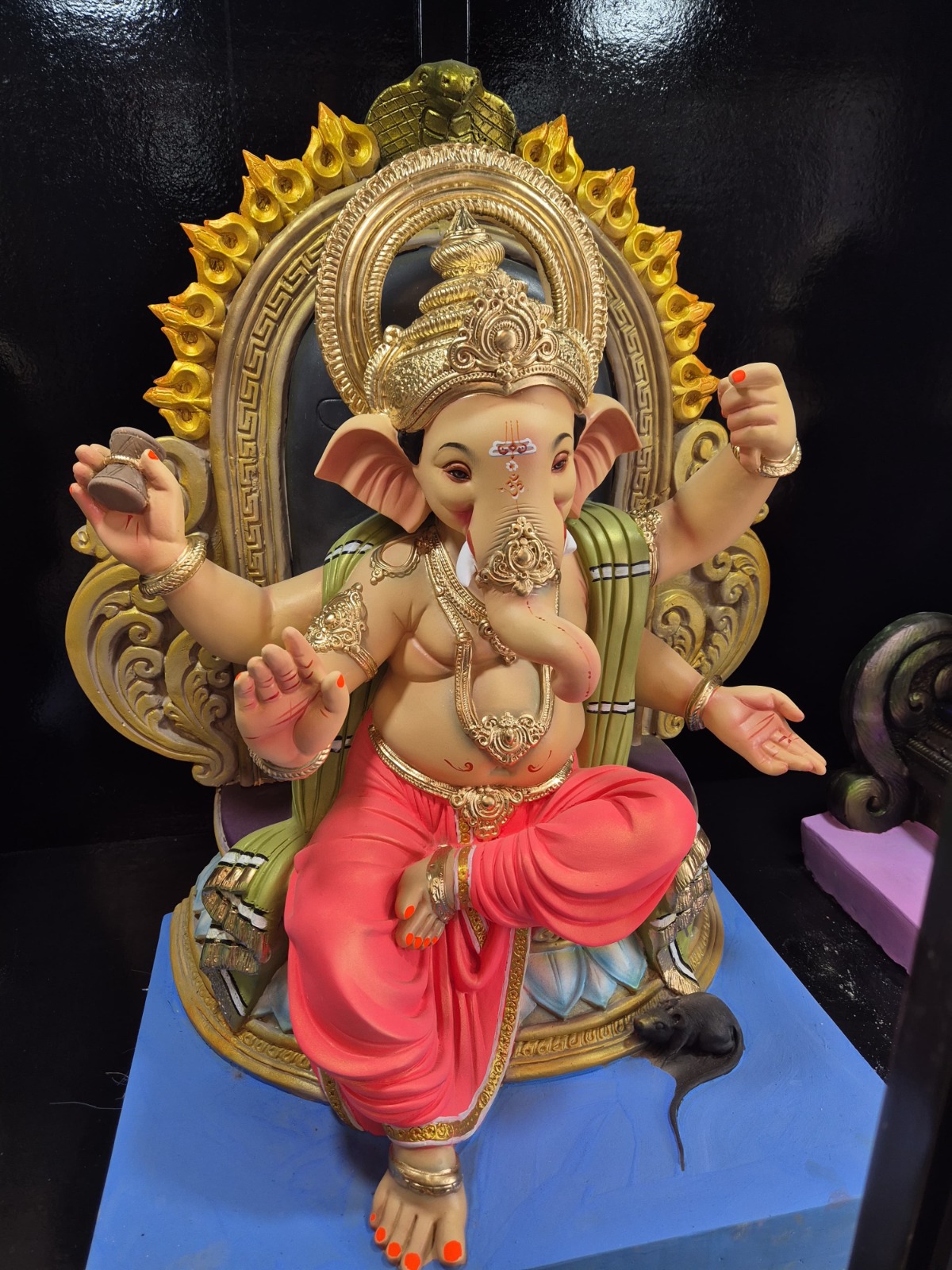 Clay Ganesh Idol