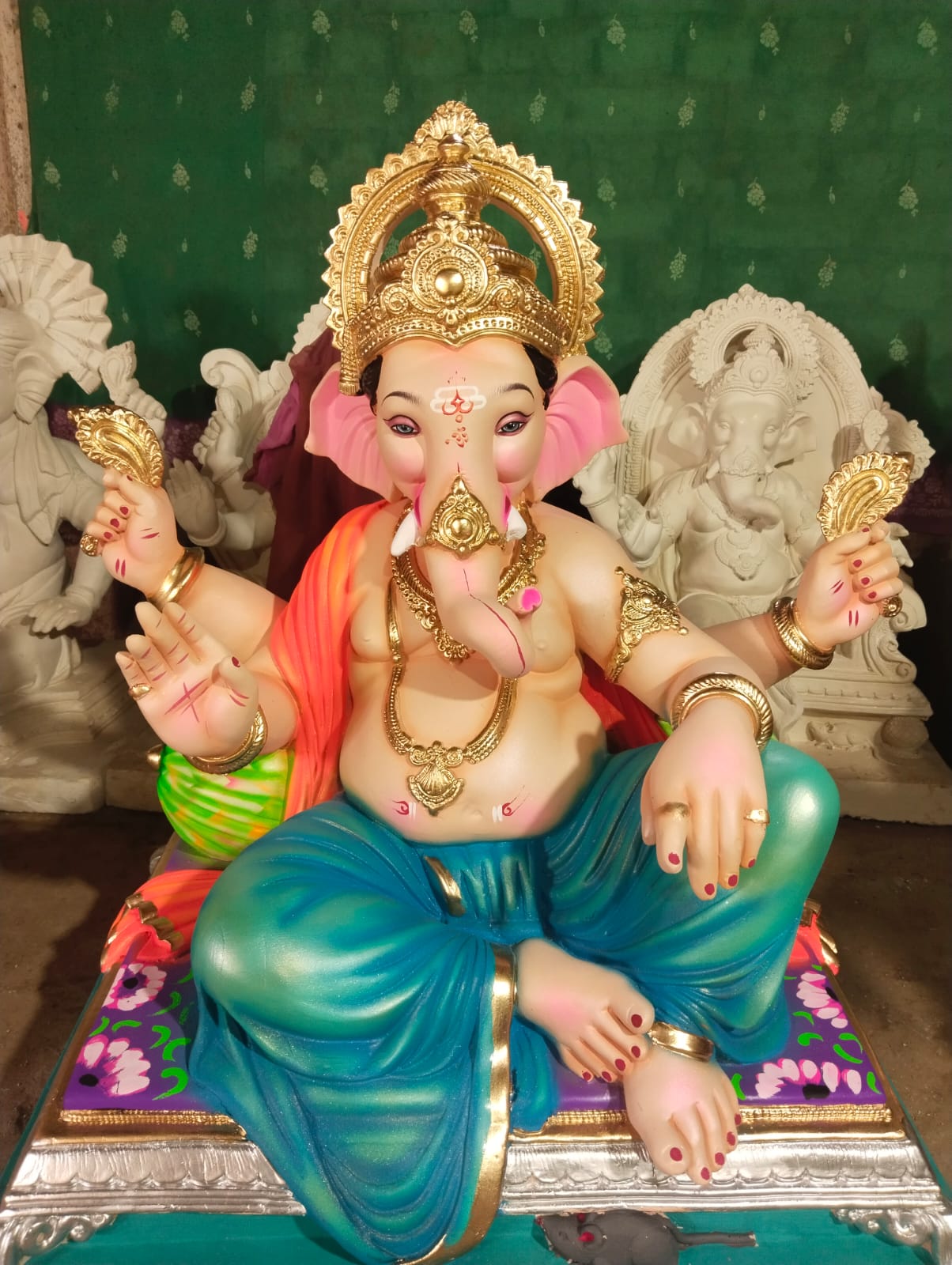 Clay Ganesh Idol